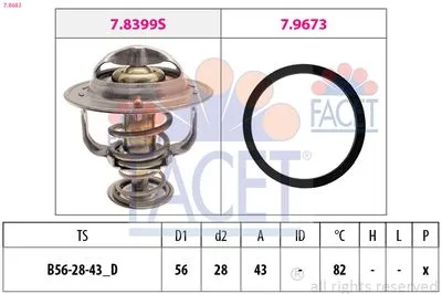 Термостат FACET 7.8683