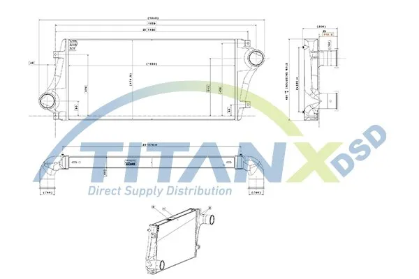 Интеркулер TitanX IX609004
